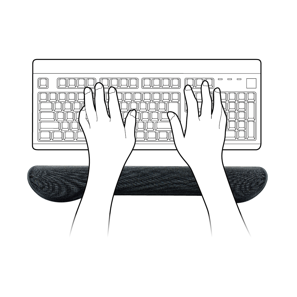 Memory Foam Wrist Rest 